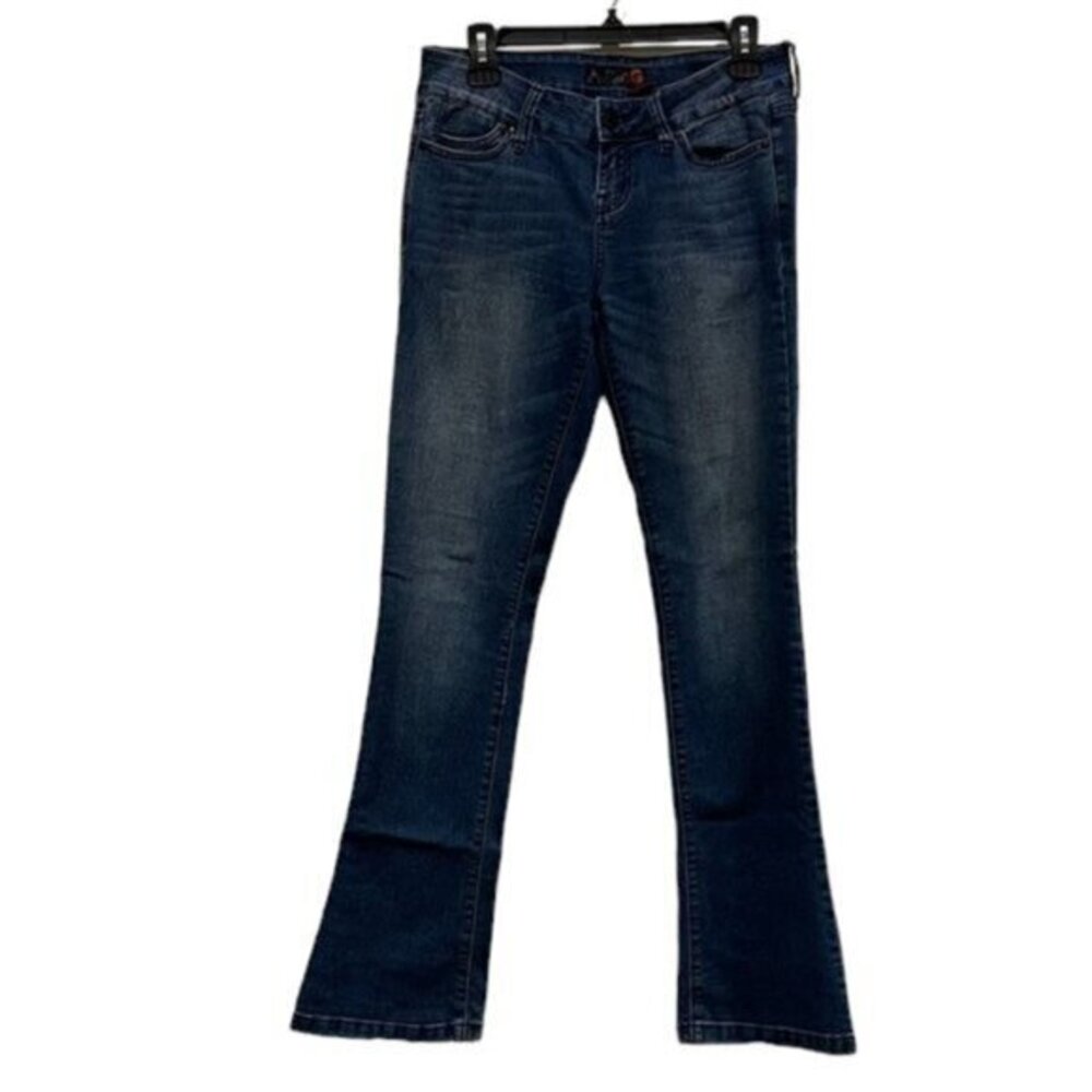 Women's Guess Denim Blue Flare Leg Jeans Size 28 GUC #0493
